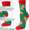 Xmas Gifts, Novelty Christmas Gifts for Kids, Christmas Presents, Stocking Stuffers, Santa Socks, Best Secret Santa Gifts, Holiday Socks for Boys Girls, Funny Children Christmas Socks, Gifts for 7-10 Years Old