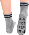 Women's Fun Fuzzy Fluffy Thermal Cozy Beer Socks Gifts for Beer Lovers