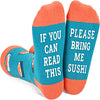 Unisex Sushi Socks, Sushi Lover Gift, Funny Food Socks, Novelty Sushi Gifts, Gift Ideas for Men Women, Funny Sushi Socks for Sushi Lovers, Valentines Gifts, Christmas Gifts