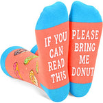 Unisex Donut Socks, Donut Lover Gift, Funny Food Socks, Novelty Donut Gifts, Gift Ideas for Men Women, Funny Donut Socks for Donut Lovers, Valentines Gifts, Christmas Gifts