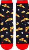 Funny Pizza Socks for Women Who Love Pizza, Novelty Pizza Gifts, Women's Gag Gifts, Gifts for Pizza Lovers, Funny Sayings If You Can Read This, Bring Me Pizza Socks