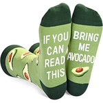 Avocado Gifts Unisex Funny Fruit Socks Avocado Gifts for Women and Men Novelty Avocado Socks