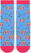 Funny Popcorn Socks for Women Who Love Popcorn, Novelty Popcorn Gifts, Women's Gag Gifts, Gifts for Popcorn Lovers, Funny Sayings If You Can Read This, Bring Me Popcorn Socks
