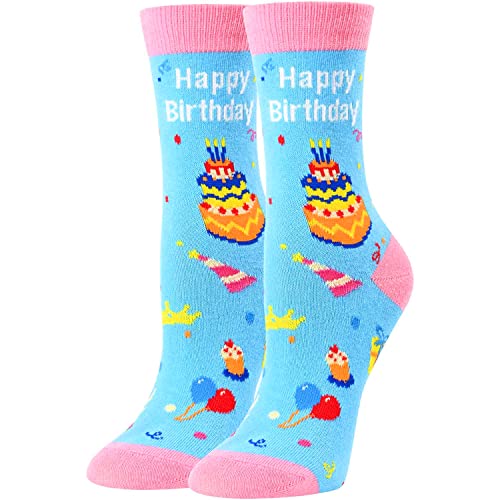 Fun Birthday Gifts for Boys Girls, Cute Kids Socks, Happy Birthday Presents for Children, Cool Birthday Gifts