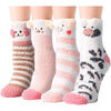 Women Fuzzy Socks Stocking Stuffers Cute Slipper Socks Gift for Christmas Cozy Socks, Anniversary Gift, Gift For Her, Gift For Wife