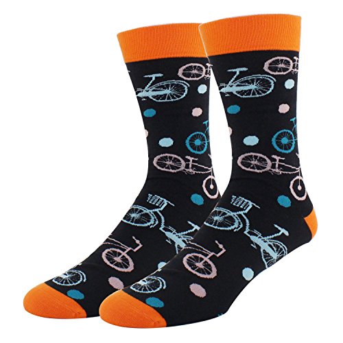 Men's Biking Socks, Mountain Bike Socks, Cycling Gifts For Men, Biker Gifts, Bicycle Gifts, Perfect Mountain Biking Gifts for Avid Bicyclists