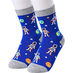 Funny Astronaut Socks for Boys, Novelty Astronaut Gifts For Astronaut Lovers, Children's Day Gift For Your Son, Gift For Brother, Funny Astronaut Socks for Kids, Gift for 4-7 Years Old Boys