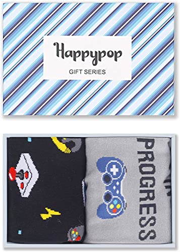 Men's Crazy Best Game Socks Gifts for gamers-2 Pack