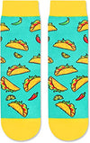 Novelty Taco Gifts for Kids, Birthday Gift for Boys Girls, Funny Food Socks, Teenages Taco Socks, Gift for Children, Funny Taco Socks for Taco Lovers, Gifts for 7-10 Years Old