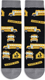 Unisex Funny Bus Driver Socks, School Bus Driver Socks, Bus Driver Gifts School Bus Driver Gifts Bus Driver Appreciation Gifts Best Bus Driver Gifts