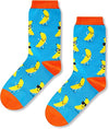 Banana Gifts Women's Funny Fruit Socks Banana Gifts for Banana Lovers Banana Themed Socks for Women