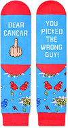Breast Cancer Awareness Socks Inspirational Socks Cancer Socks for Men, Inspirational Gifts for Men Cancer Gifts for Men Breast Cancer Gifts