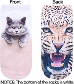 6 Pairs Women's Cat Socks Cat Gifts For Cat Lovers Mom Women Funny 3D Print Socks for Women