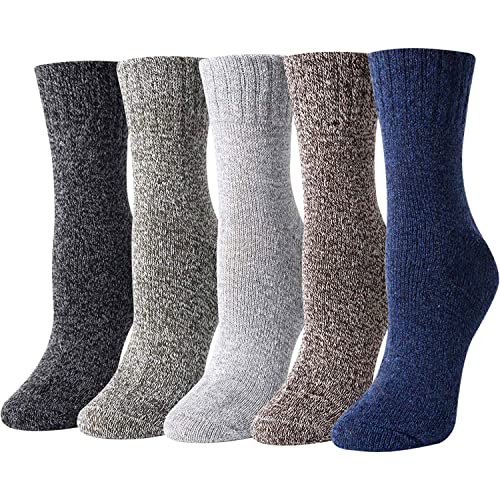 Wool Cat Mom Gifts for Women Unique Cat Lovers Gifts for Women, Cat Wool Socks 5 Pairs